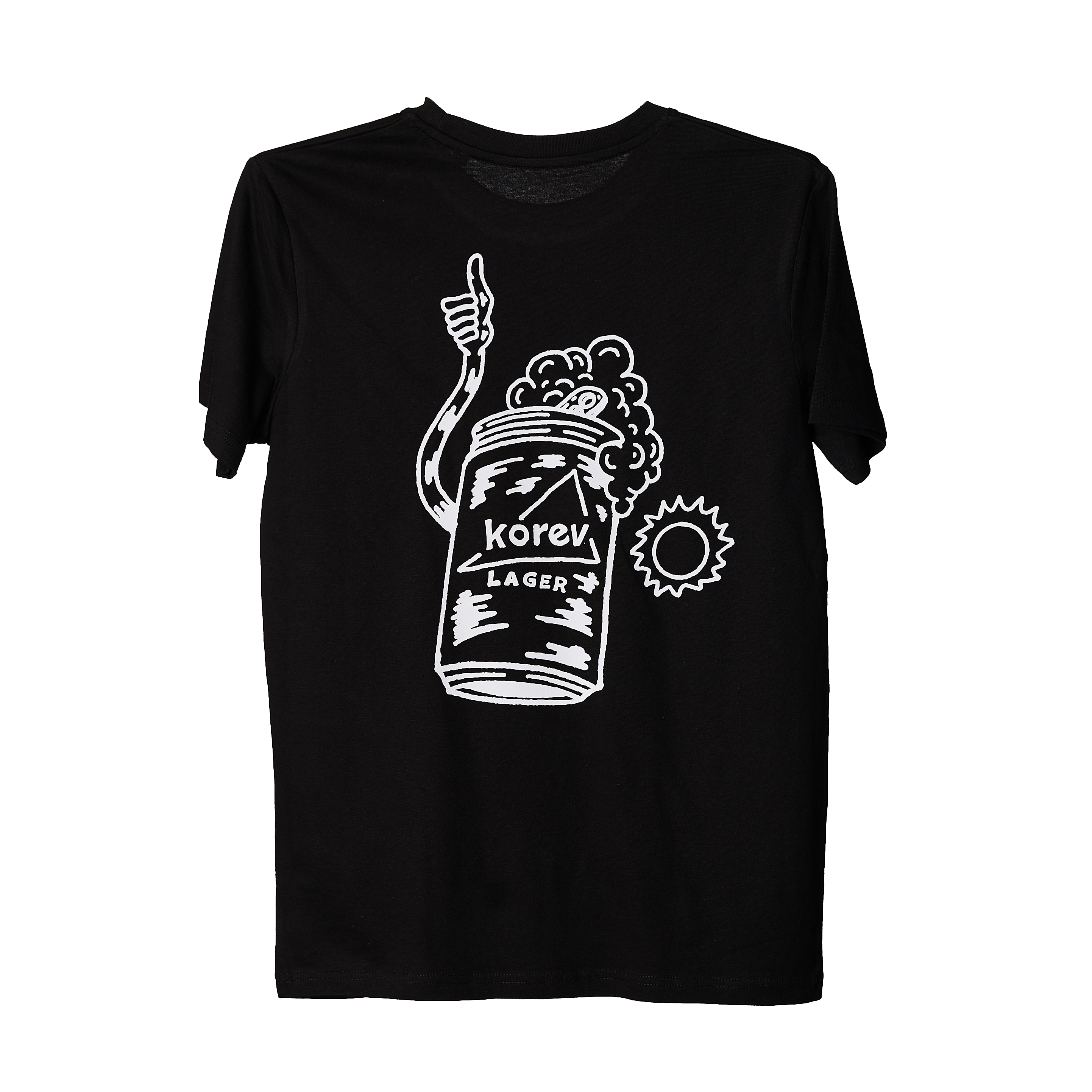 'All Good' korev t-shirt in black - Image 3
