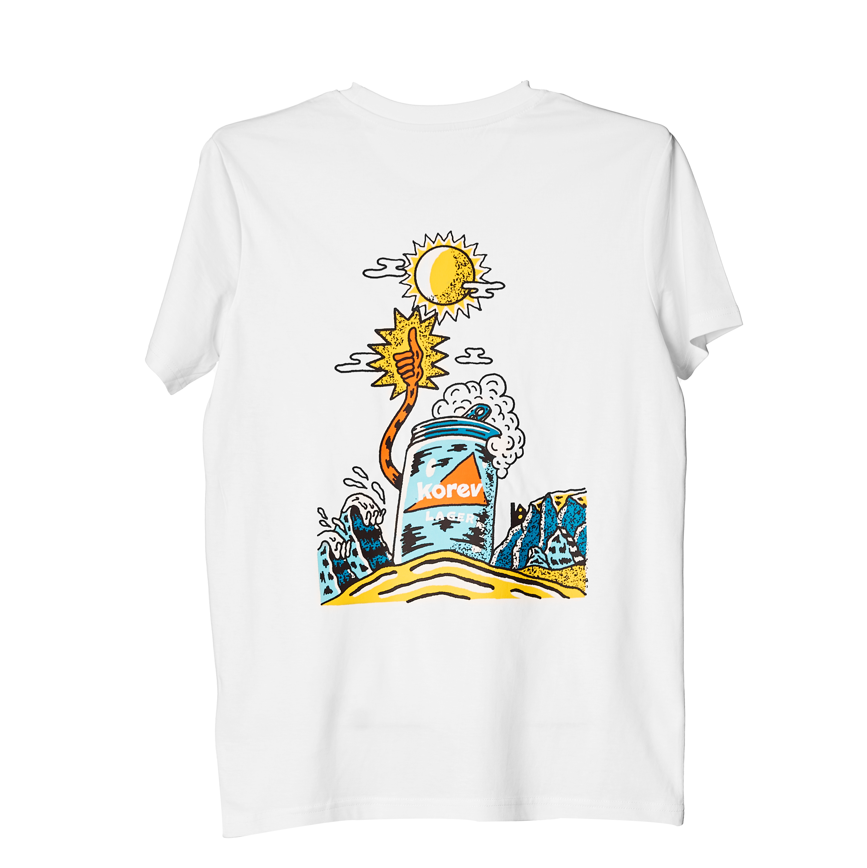 golden sans t-shirt back studio