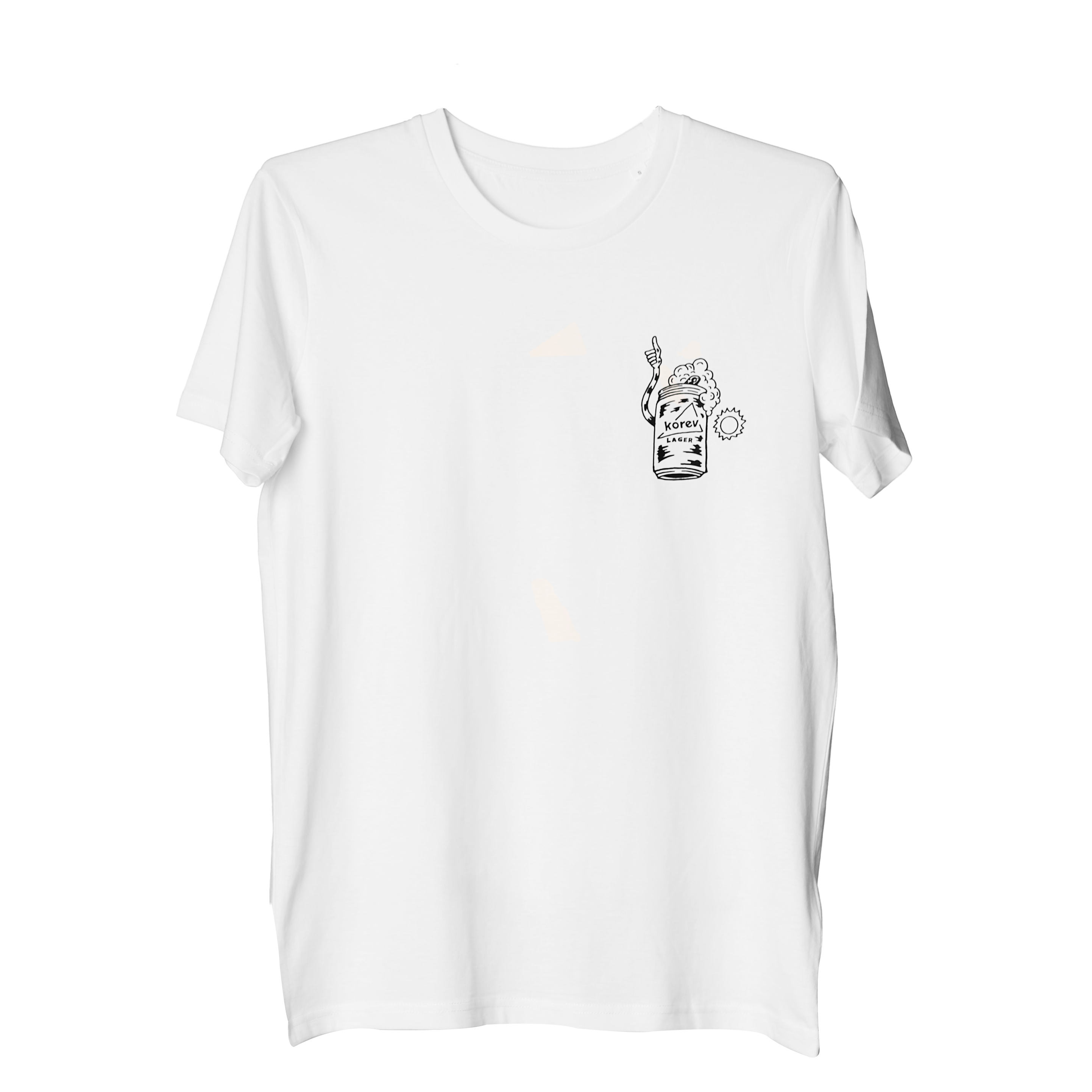 golden sands t-shirt front studio